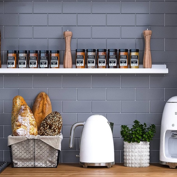 Wallniture Boston 46 Inch White Wall Shelf for Picture Frames - Picture 6 of 9